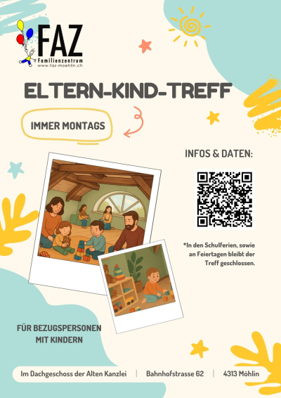 Eltern-Kind-Treff im Familienzentrum Möhlin (FAZ)