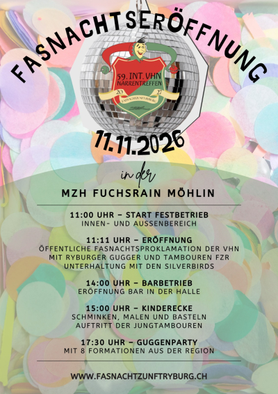 11.11. - Fasnachtseröffnung 11.11. - Fasnachtseröffnung